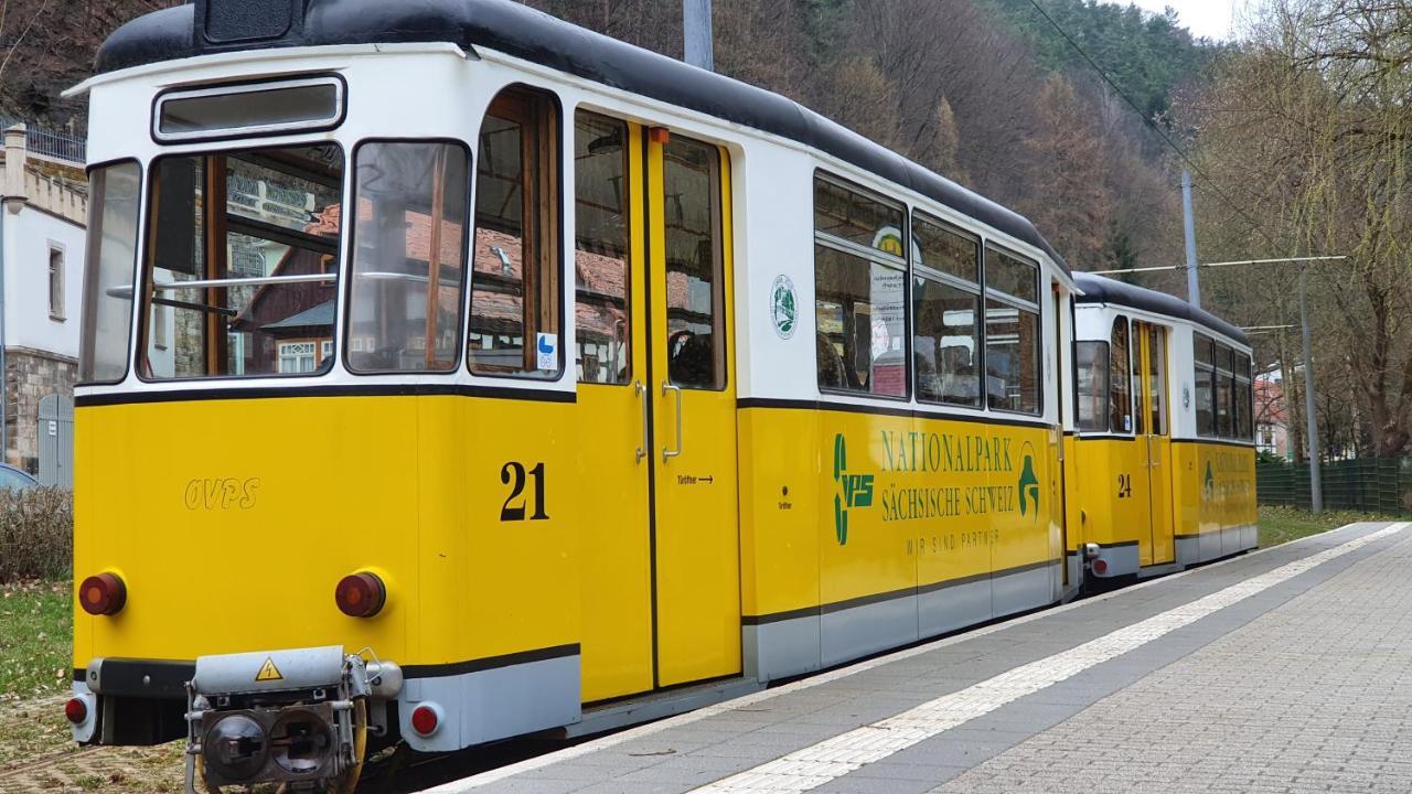 Pension Goldstueck Bad Schandau Exterior foto